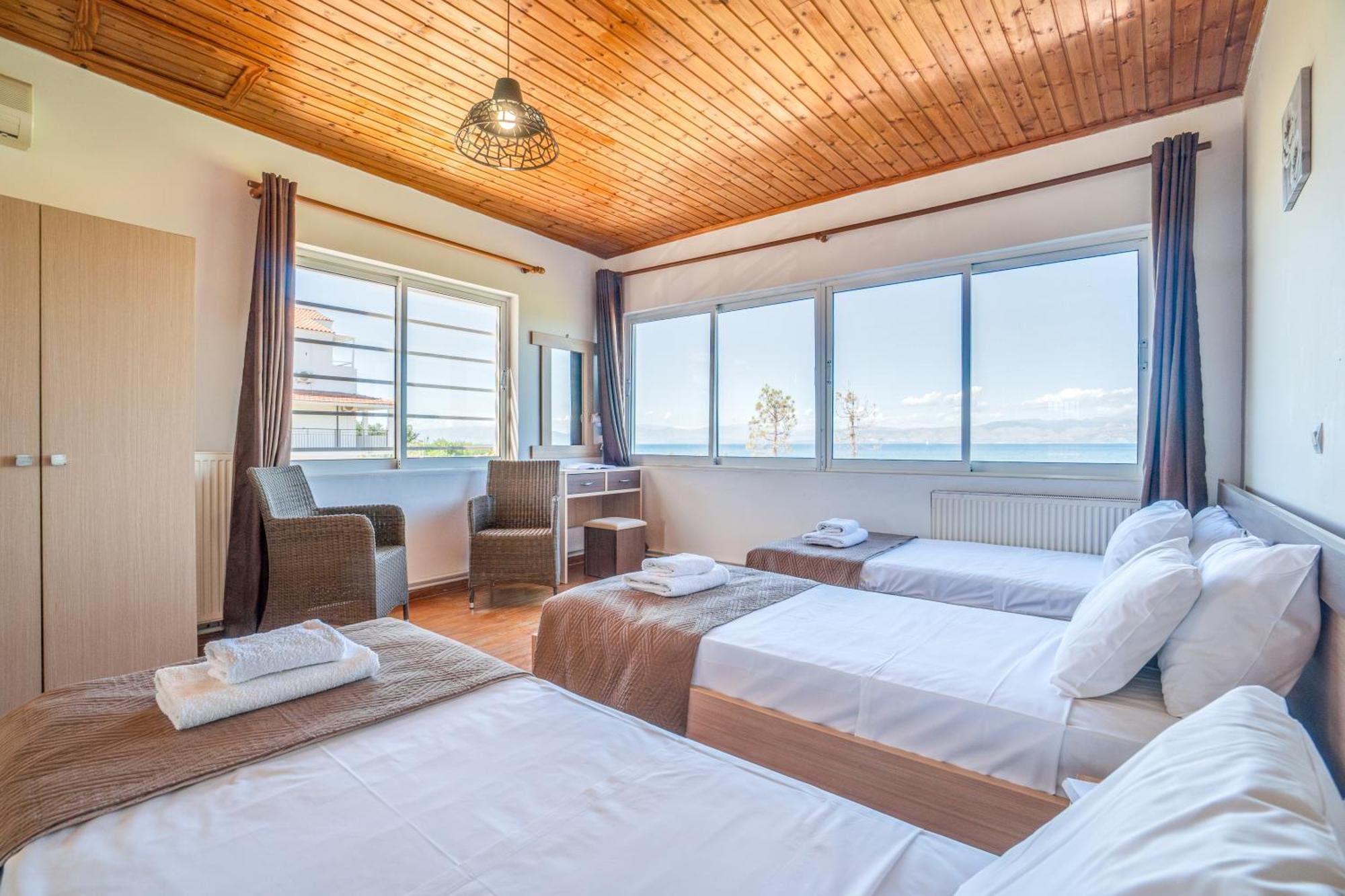 Sandy Beach Houses - Sea View Kávos Pokoj fotografie